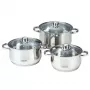 MAESTRO MR-2020-6M 6-dielna sada hrncov, nerez