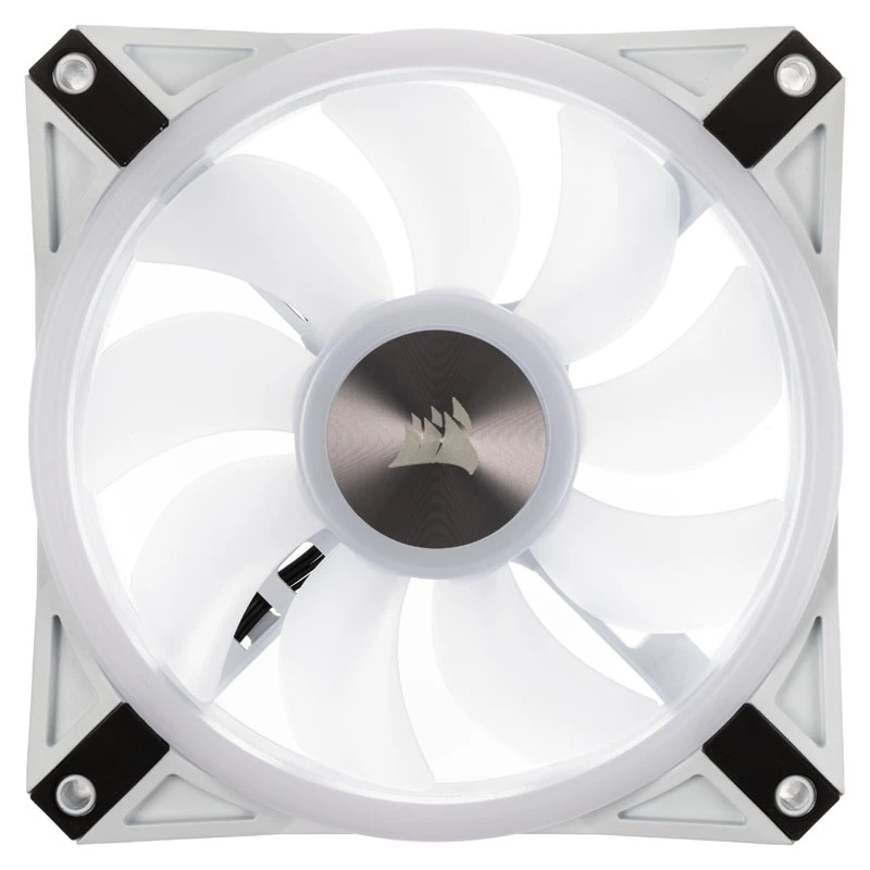 Corsair iCUE QL120 120mm ARGB skriňový ventilátor - biela