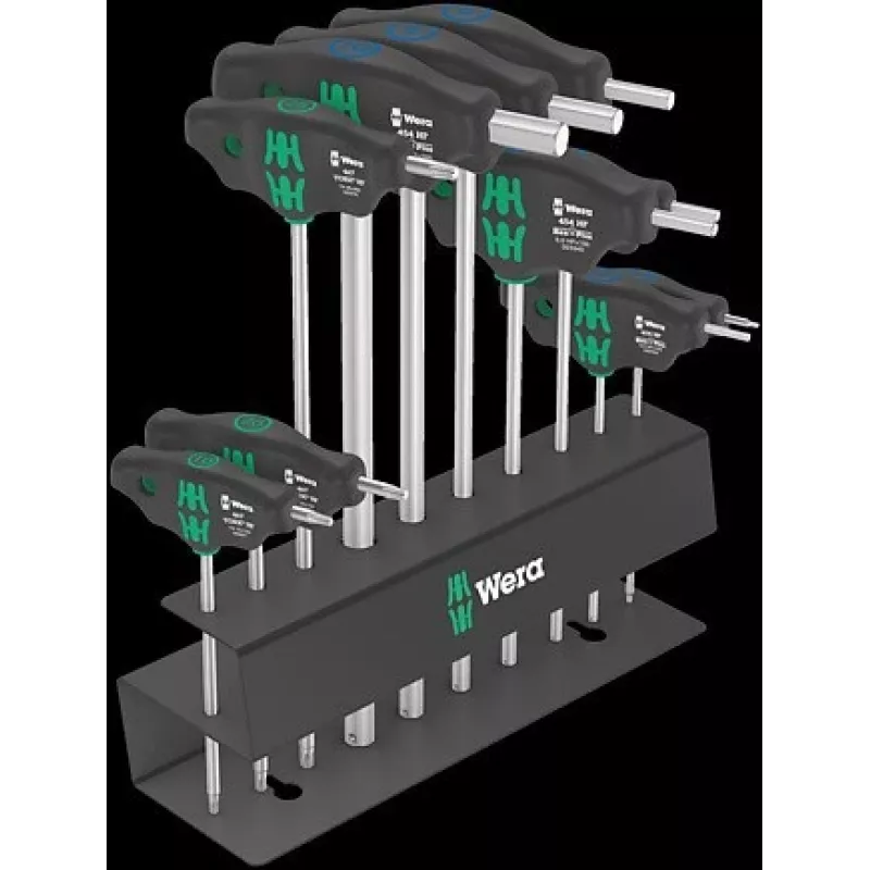 Wera Bicycle Set 6 Sada T-kľúčov, 10-dielna, v úložnom boxe (05004174001)