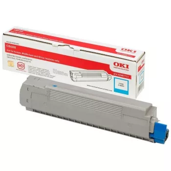 Toner OKI 43487711 azúrová až do 6000 strán