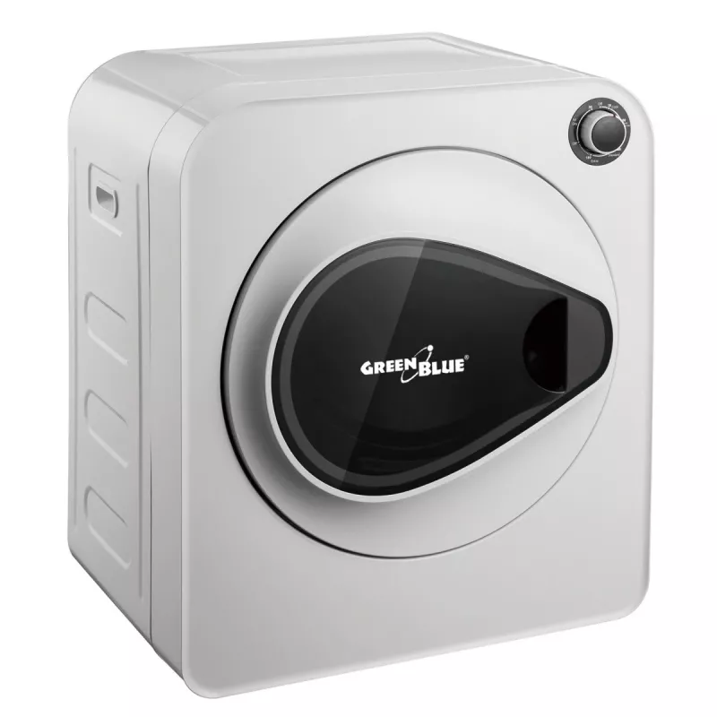 Sušička bielizne GreenBlue GB405 — elektrická 830 W, kapacita 3 kg, mini cestovný model