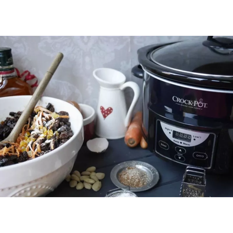 Crock-Pot pomalý hrniec SCCPRC507B-050 4,7 l (čierny)