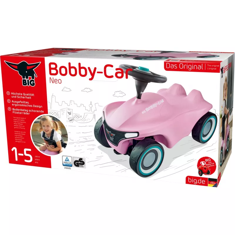 Odstrkovadlo Simba‑Dickie BIG Bobby‑Car‑Neo Rosé, odstrkovadlo a vozidlo pre deti (ružová)