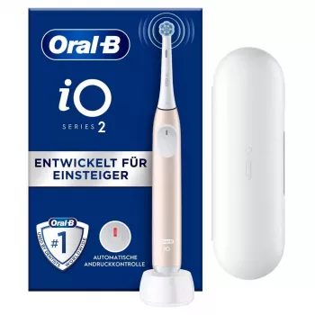 Oral-B 2 iO zubná kefka pre dospelých, vibračná, ružová, biela