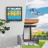 Bresser 7003220 Weather Center 7-in-1 Solar 6-Day 4cast Pro SF digitálna meteorologická stanica, LCD, čierna