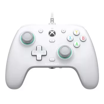Káblový USB gamepad GameSir G7 SE biely pre Xbox One, Xbox Series X/S USB‑C 3 m kábel D-pad stlmenie mikrofónu tlačidlo režimu