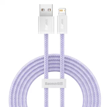 Kábel Baseus Dynamic USB na Lightning, 2,4 A, 2 m (fialová)