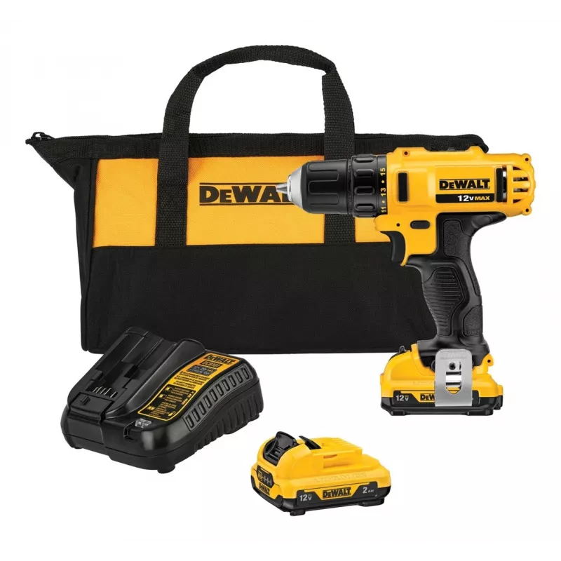 DeWALT DCD bezuhlíkový 10,8V akumulátorový vŕtací skrutkovač Li-Ion, Euro konektor
