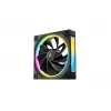 DeepCool FL12R 3-in-1 ventilátory do skrinky 120 mm (3 ks), Reverse, 4-pin PWM, 500–2150 ot./min, FDB, čierne