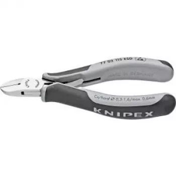 Knipex elektronické bočné nožnice dĺžka 115 mm forma 0 s fazetou áno, malé zrkadlové leštenie