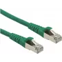 Roline - patch kábel - RJ-45 (M) na RJ-45 (M) - 3 m - SFTP, PiMF - CAT 6a - zelený