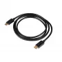 Akyga AK-AV-10 DisplayPort kábel, konektor samec/samec, pozlátené konektory, 1,8 m, čierny