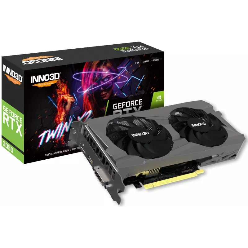Grafická karta Inno3D GeForce RTX 3050 6 GB GDDR6