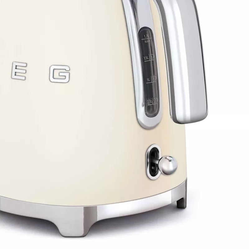 Rýchlovarná kanvica Smeg 1.7L 2400W Cream