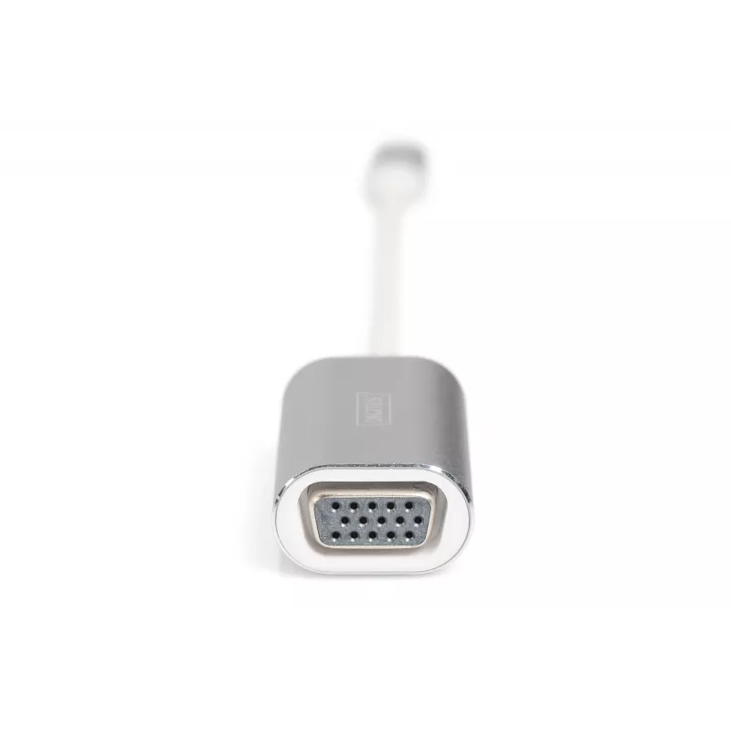 DIGITUS DA-70837 VGA adaptér 1080p FHD na USB 3.0 Type-C, hliník