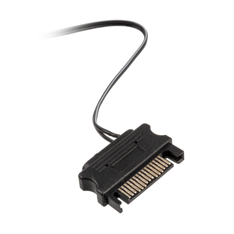 Kábel Y pre ventilátory Kolink 1-na-4 PWM 35 cm, 4-pin PWM na 4×4-pin PWM + SATA