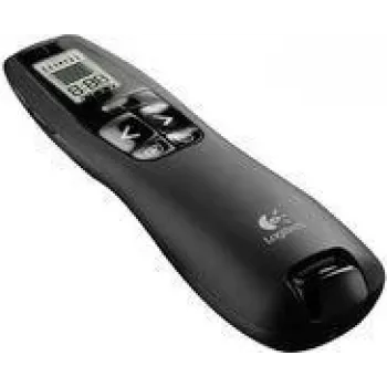 Logitech R800 PRO - 2,4 GHz - 30 m - AAA - USB - čierny - Microsoft Windows XP/Windows Vista/Windows 7 (910-001350)