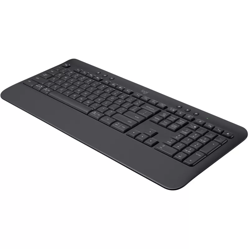 Logitech Signature K650 - klávesnica - bezdrôtová - Bluetooth 5.1 - QWERTY - španielska - grafitová (920-010917)