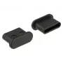 Ochranná krytka konektora samice DeLOCK 64014 USB Type-C čierna 10 ks