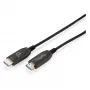 HDMI AOC hybridný optický kábel DIGITUS UHD 8K, 80 m