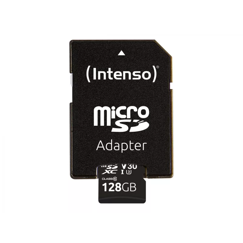 Pamäťová karta MICRO SDXC 128GB C10/W/ADAPTER 3433491 INTENSO