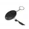 Osobný alarm GUARD YC-003-BL — 120 dB, LED baterka, batérie LR41, prenosné bezpečnostné zariadenie
