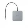 DICOTA D32057 USB Type-C hub 10000 Mbit/s strieborný
