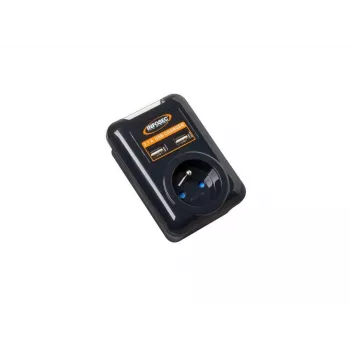 Infosec S1 USB NEO prepäťová ochrana, 1 zásuvka, s USB (61297)
