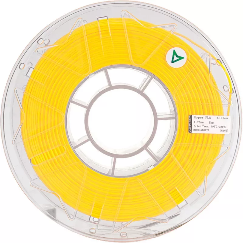 3D tlačový materiál Creality 3D 3301010469 kyselina polymliečna (PLA) žltá 1 kg