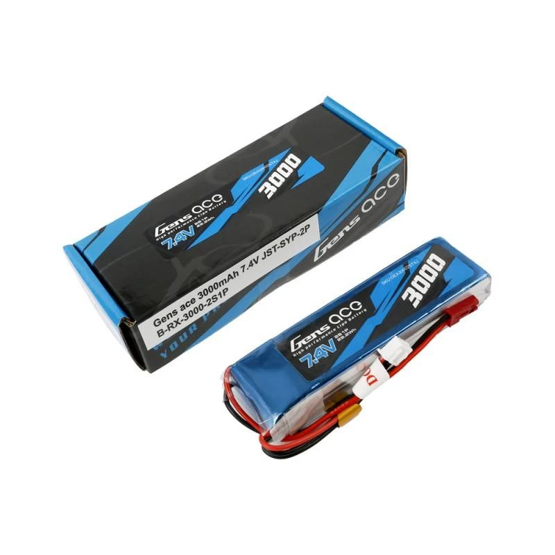 Batéria Gens Ace 3000mAh 7,4V 1C 2S1P LiPo