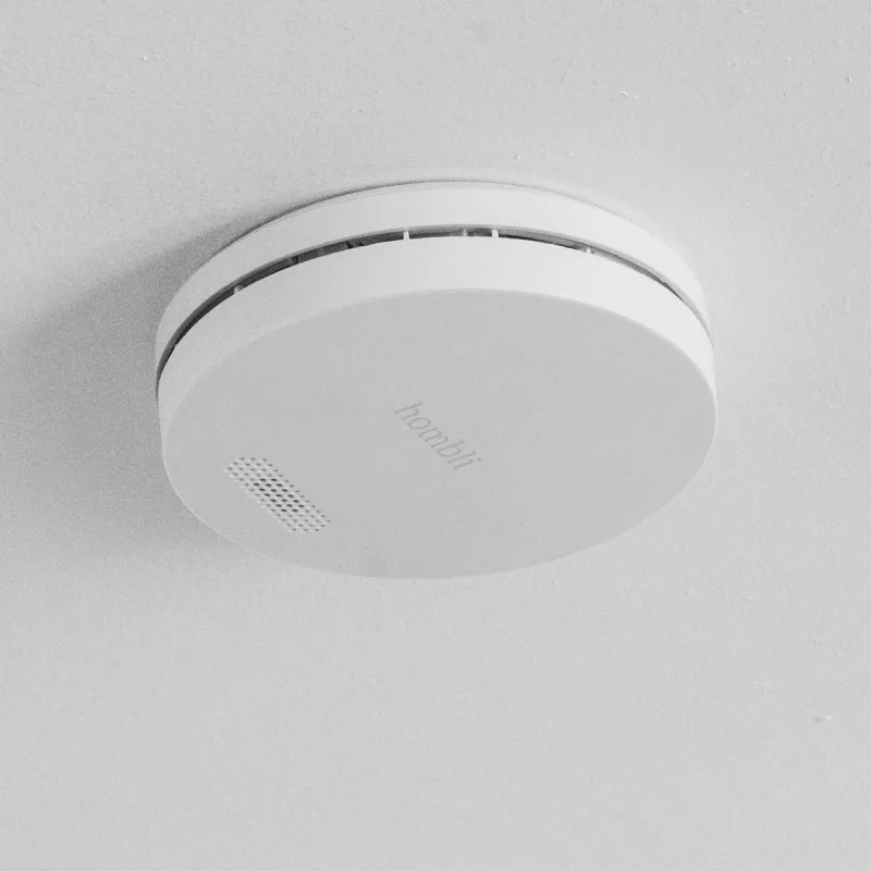 Fotoelektrický reflexný detektor Hombli HBSA-0109 bezdrôtový biely