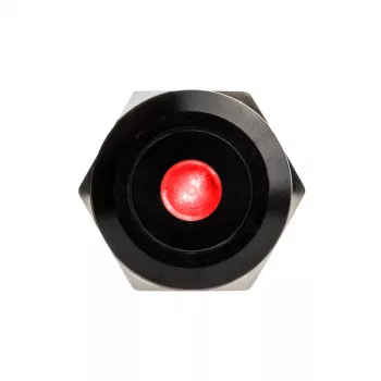 DimasTech vandalizmu odolný tlačidlový spínač 22 mm Blackline Dot RGB PD223