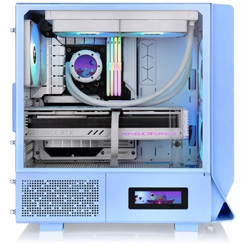 Thermaltake Ceres 330 TG - Midi Tower - PC - modrá - ATX - EATX - micro ATX - Mini-ITX - SPCC - temperované sklo - 18,5 cm (CA-1Y2-00MFWN-00)