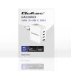 Nabíjačka QOLTEC 51828 140W GaN 3×USB‑C PD + 1×USB‑A QC 3.0 – multiportová rýchlonabíjačka