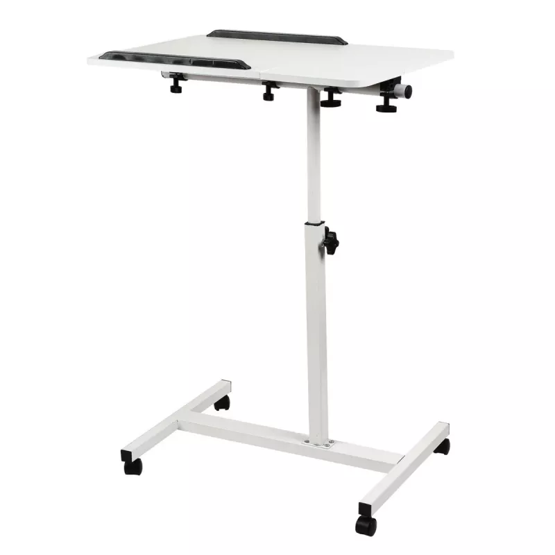 Maclean mobilný stojan na stôl/laptop, biely, nastavenie výšky 59-89 cm, max. 30 kg, MC-121 W
