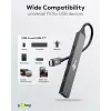 Goobay Slim 5-portový USB hub, USB-C™ na USB-C™/USB-A, USB 3.2 (74460)