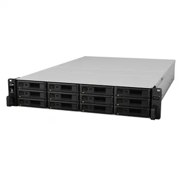 Synology - RX1217 - 2U 12-BAY-ERWEITERUNGSEINHEIT - 12x 3,5/2,5 palcov HDD/SSD - 88 x 430,5 x 664 mm - 12,7 kg - 500 W