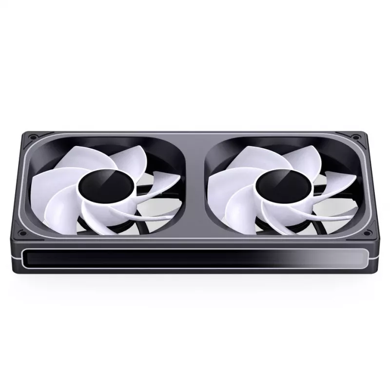 Jonsbo ZB-240BR 120mm Reverse Blade ARGB PWM balenie 2 ks skriňové ventilátory - čierne