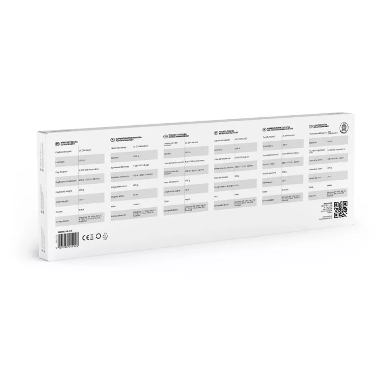 Savio KB-04 klávesnica Home/Office USB QWERTY UK International čierna