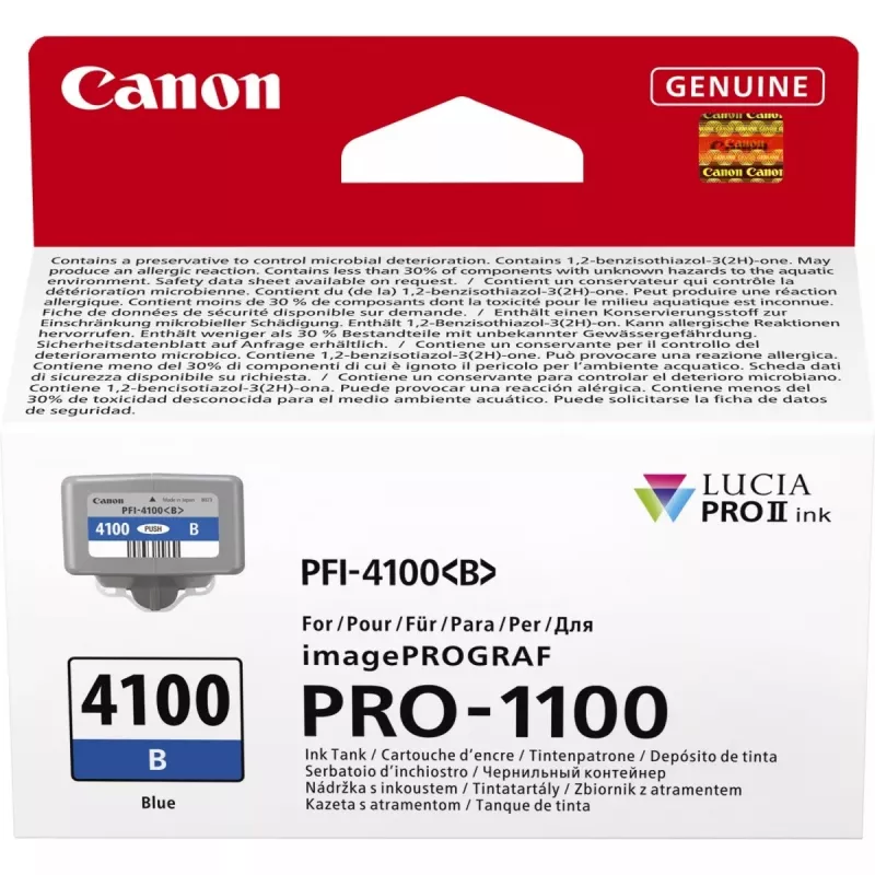 Canon LUCIA PRO II atramentová kazeta 1 kus originálna štandardná výdrž modrá