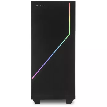 Sharkoon RGB FLOW Midi Tower ATX bez napájacieho zdroja USB/Audio