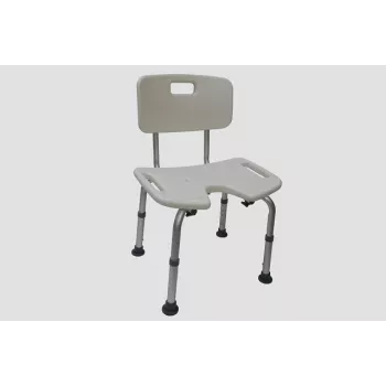 Sprchová stolička REHA FUND Oliwier 81 RF-810 — výškovo nastaviteľná, technopolymér, šírka sedadla 48 cm, max. zaťaženie 110 kg