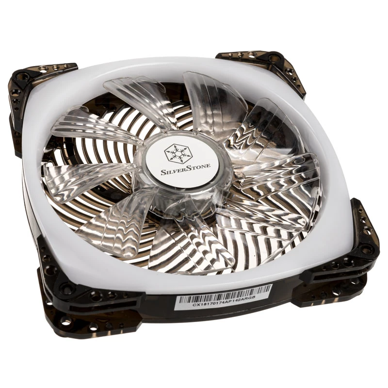 SILVERSTONE SST-AP142-ARGB 140x140x25 ARGB PWM ventilátor pre PC chladenie, 140 mm