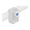 Delock 66823 termostat s NC kontaktom na lištu DIN, sivý