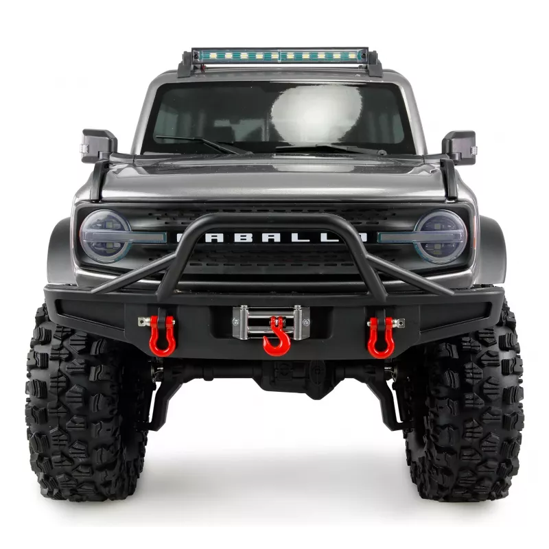 Rádiom ovládaný crawler Amewi AMXRock Caballo 4WD 1:10 metalická sivá