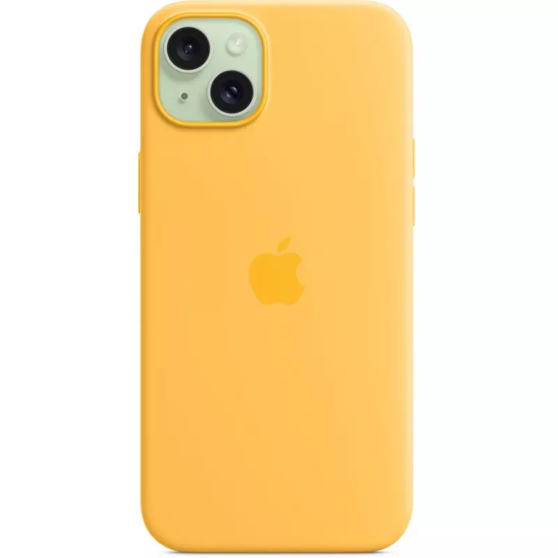 Apple iPhone 15 Plus silikónové puzdro s MagSafe, Sunshine, MWNF3ZM/A