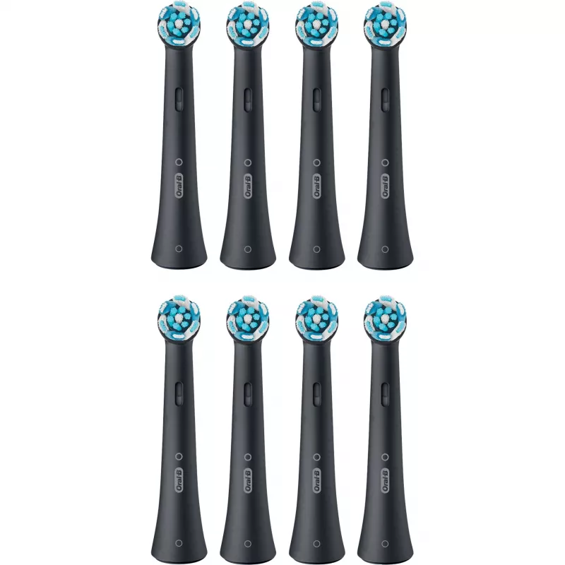 Náhradné hlavice zubnej kefky Oral-B IOUR8BK balenie 8 ks, čierna