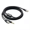 Adapter kábel Helos kompatibilný s Jabra 14201-10 — audio/telefónne pripojenie headsetu