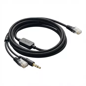 Adapter kábel Helos kompatibilný s Jabra 14201-10 — audio/telefónne pripojenie headsetu