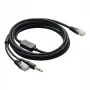 Adapter kábel Helos kompatibilný s Jabra 14201-10 — audio/telefónne pripojenie headsetu